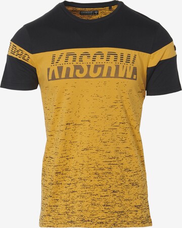 KOROSHI Тениска в жълто: отпред