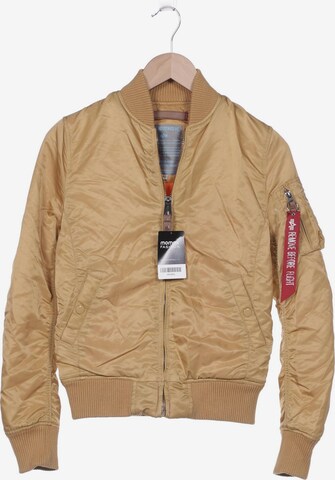 ALPHA INDUSTRIES Jacket & Coat in XS in Brown: front