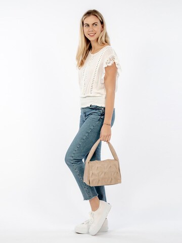 Borsa a mano 'Karlotta' di Emily & Noah in beige