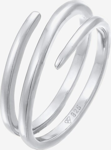 ELLI Ring 'Pinky' i silver: framsida