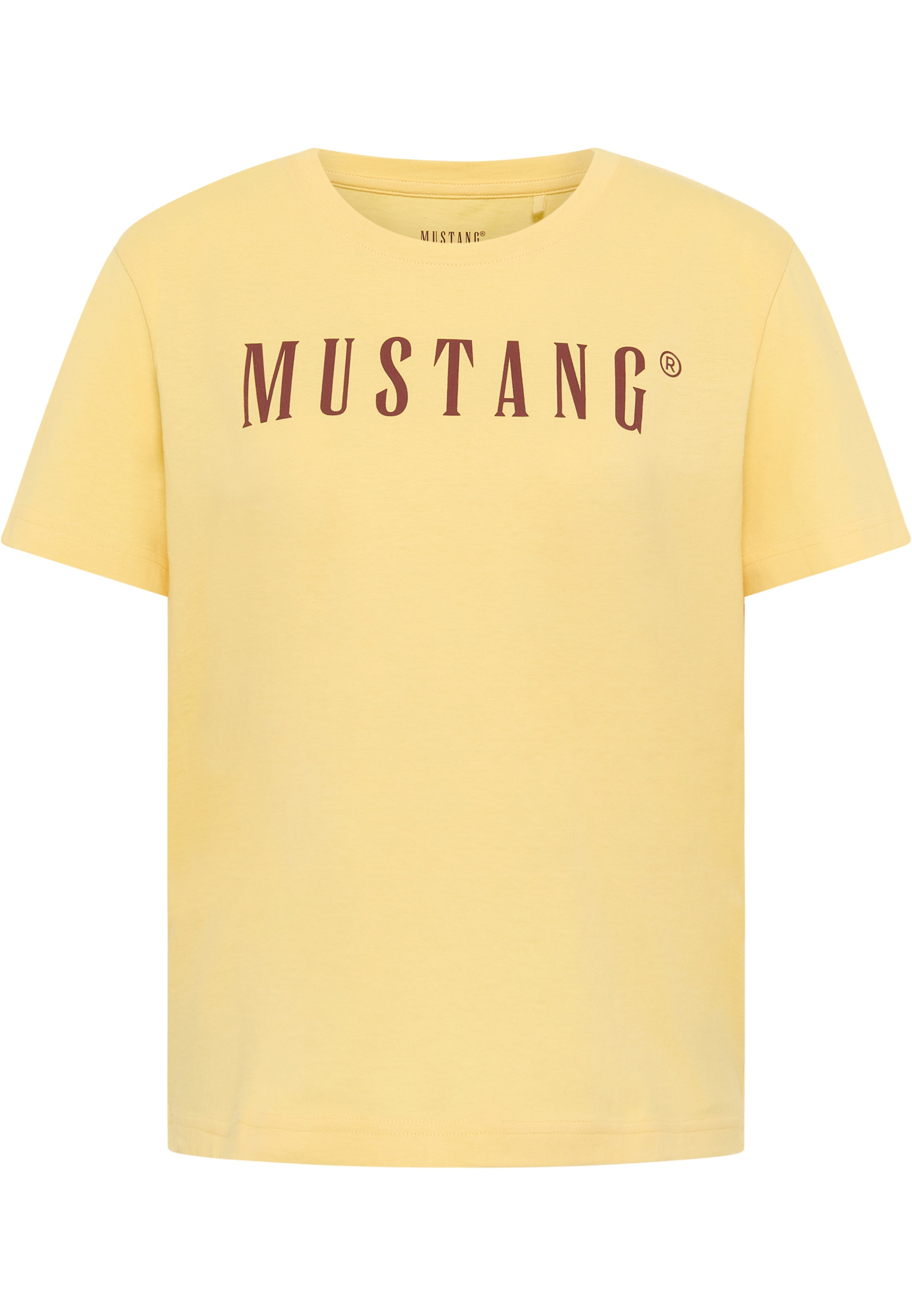 MUSTANG Shirt 'Floris' in Yellow: front