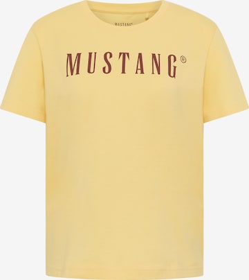 MUSTANG Shirt 'Floris' in Yellow: front