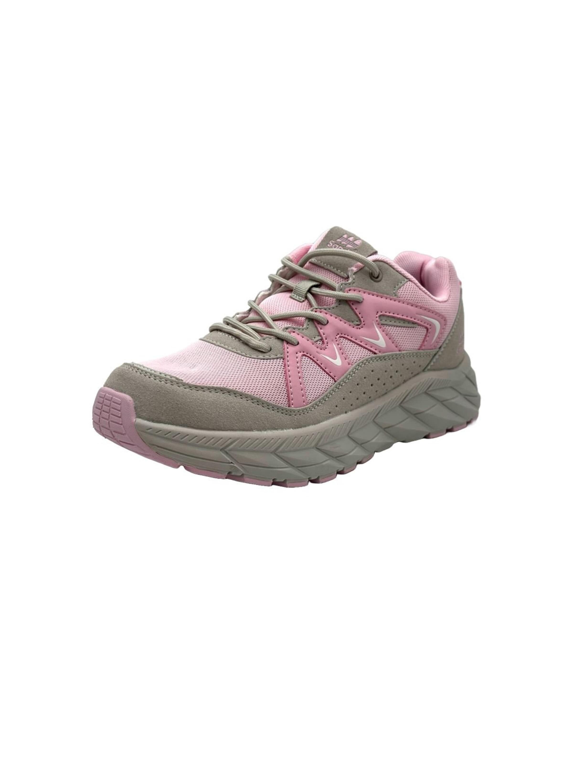 Nowaland Athletic Lace-Up Shoes 'Sportlicher Schnürschuh mit atmungsaktivem Mesh' in Pink: front