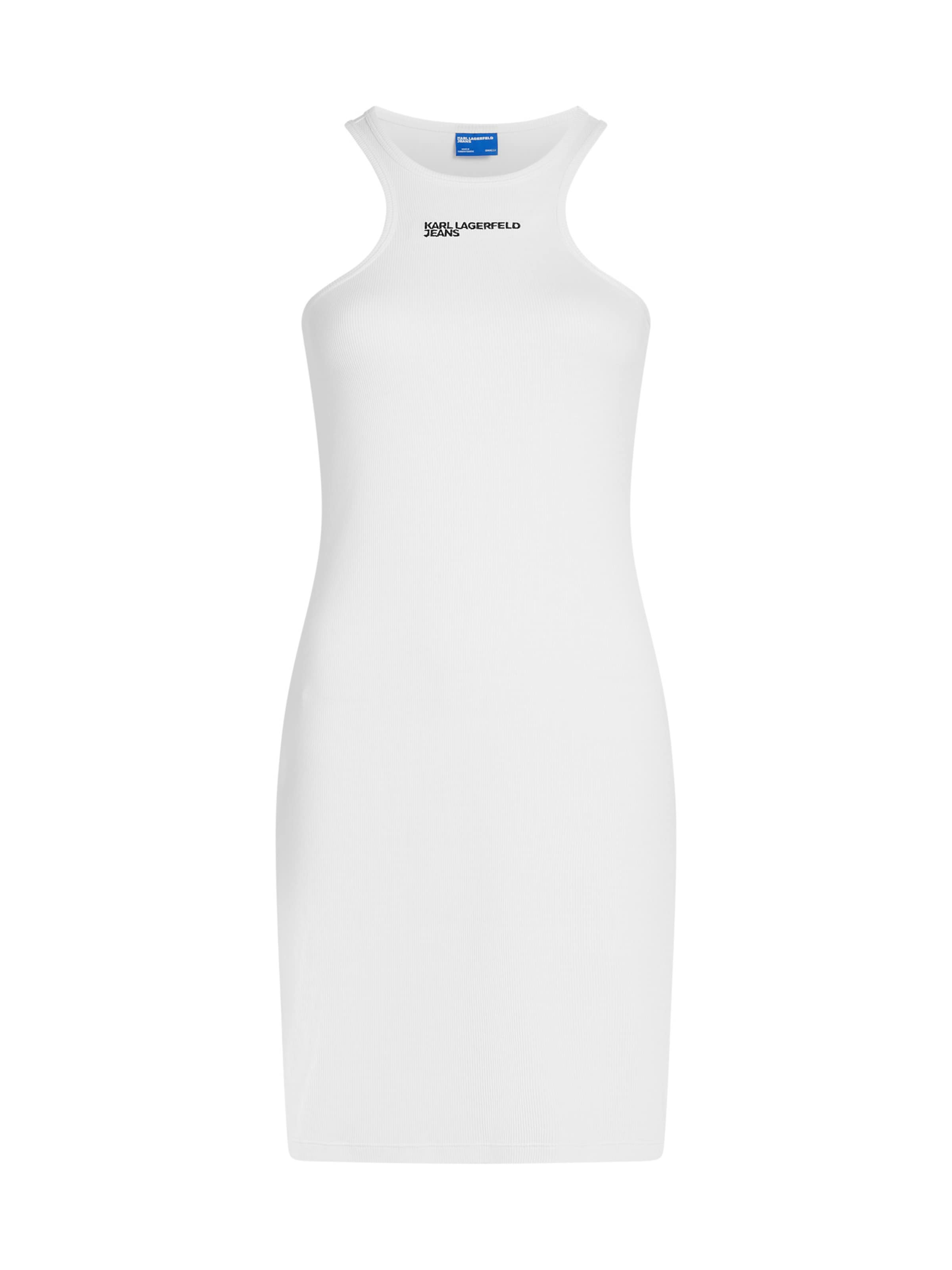 KARL LAGERFELD JEANS Dress in White: front