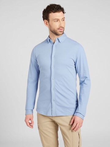 Coupe regular Chemise Only & Sons en bleu : devant