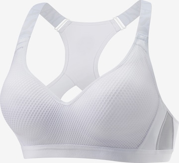 LASCANA ACTIVE Bustier Sport-BH in Weiß