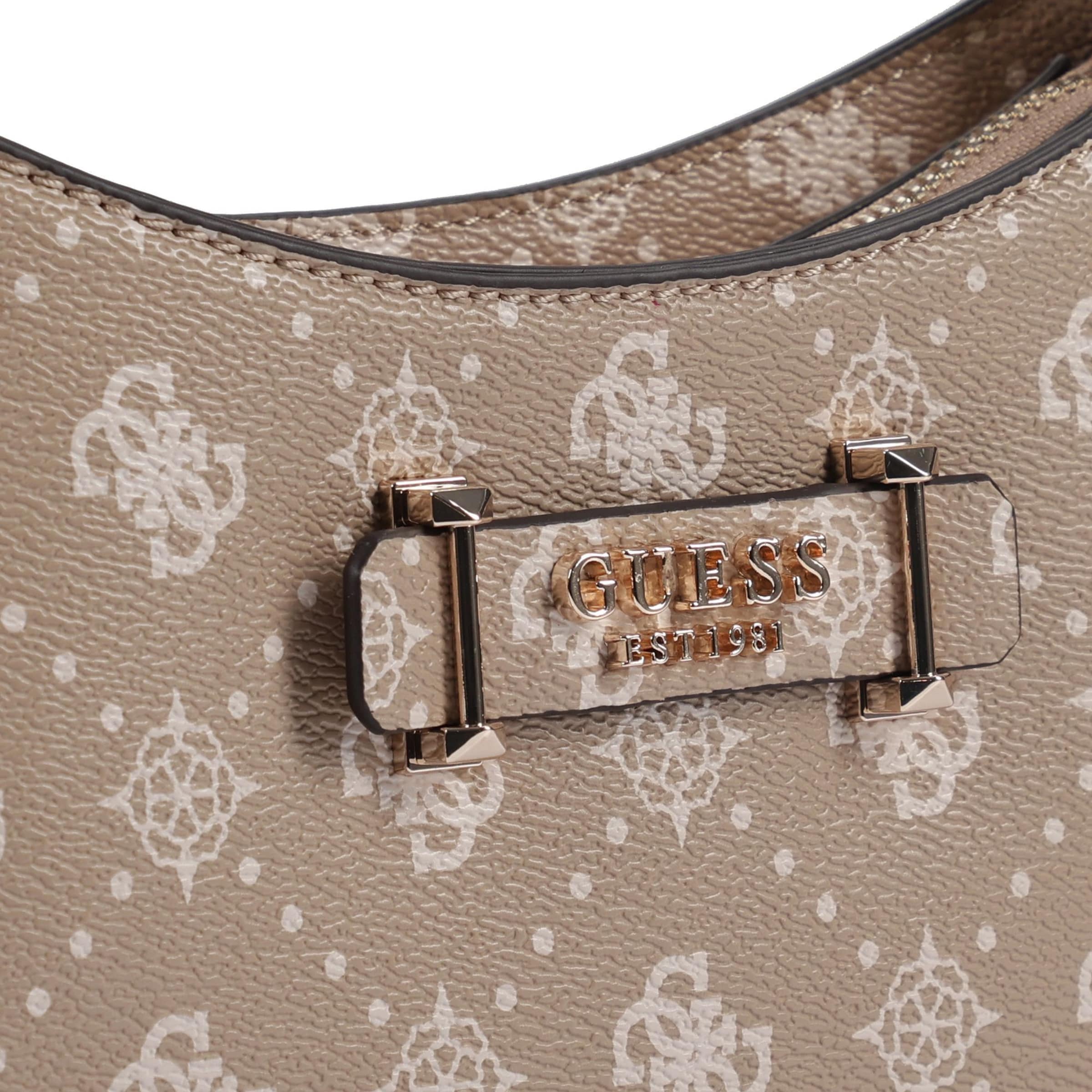 Borsa a spalla 'Carrie' di GUESS in beige