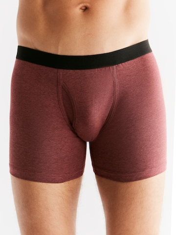 Albero Natur Boxershorts in Rot: Vorderseite