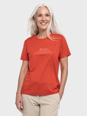 Schöffel Functioneel shirt 'Circ Sulten' in Rood: voorkant