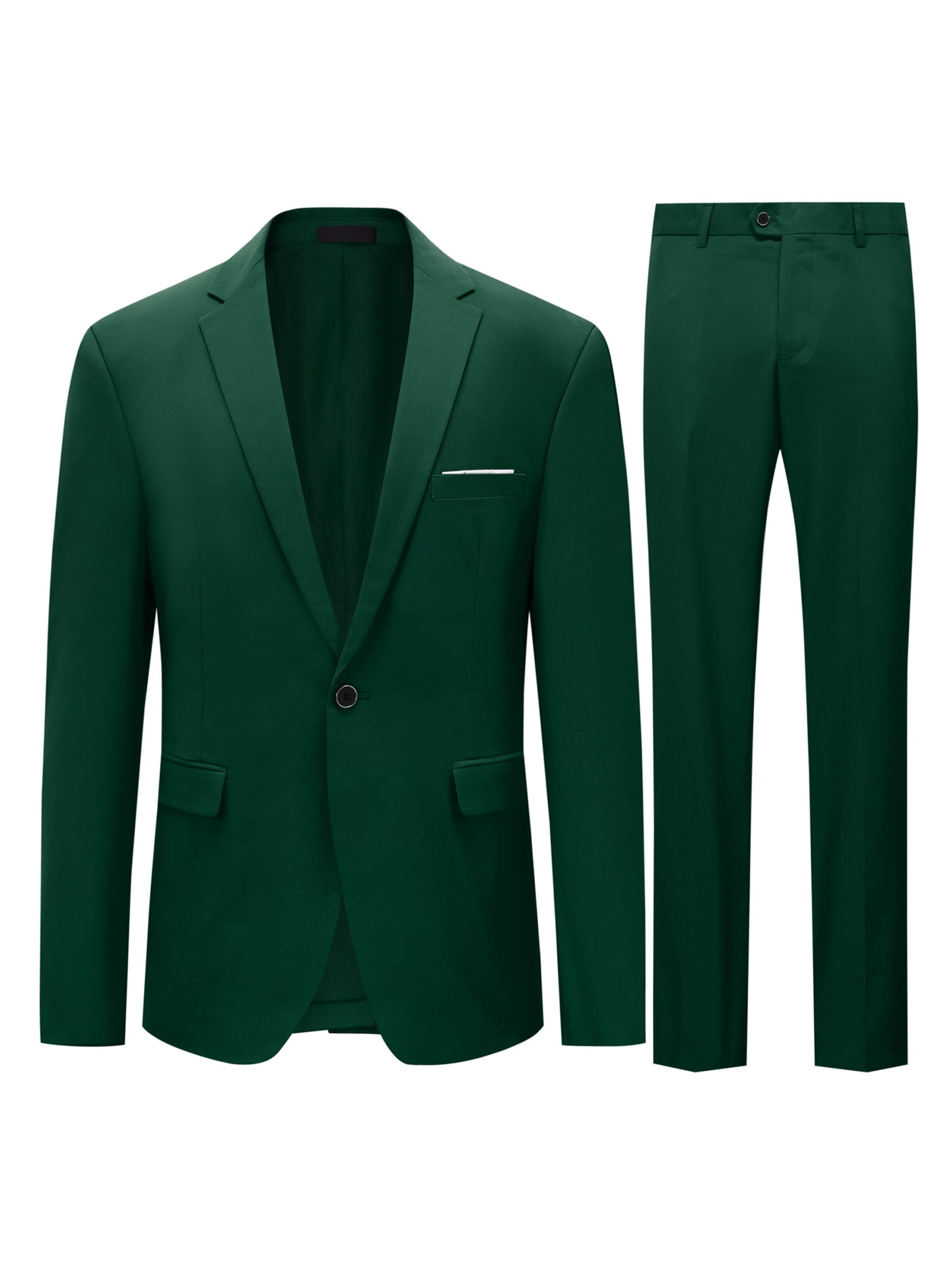 YOUTHUP Suit 'Cado' in Green: front