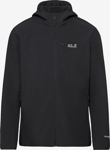 JACK WOLFSKIN Fleecejacke in Schwarz: Vorderseite