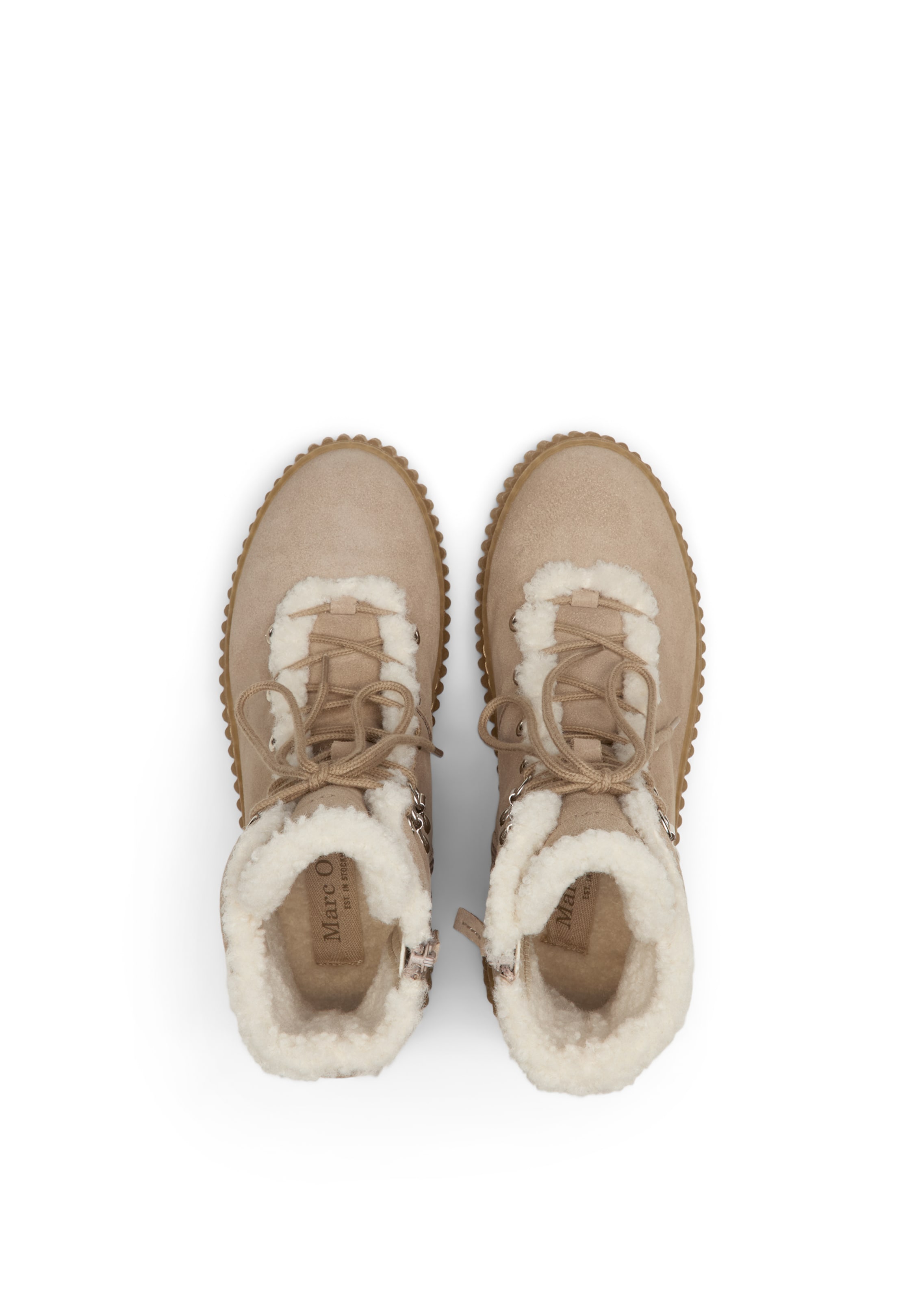 Marc O'Polo Lace-up bootie ' Bianca ' in Brown: top