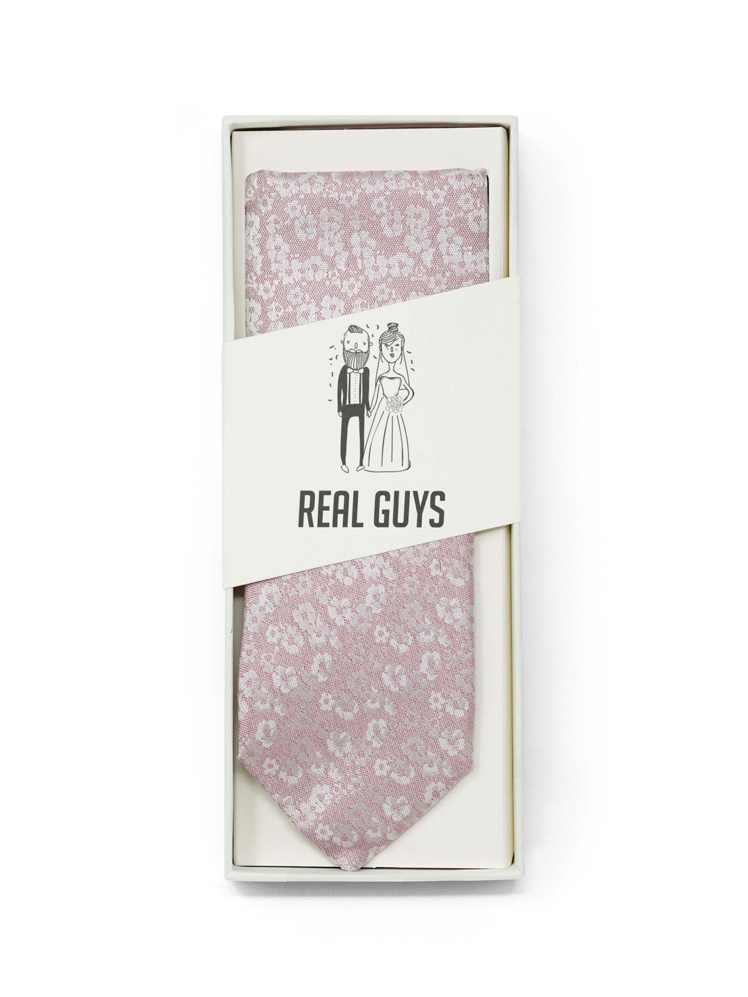 Real Guys Tie in Pink