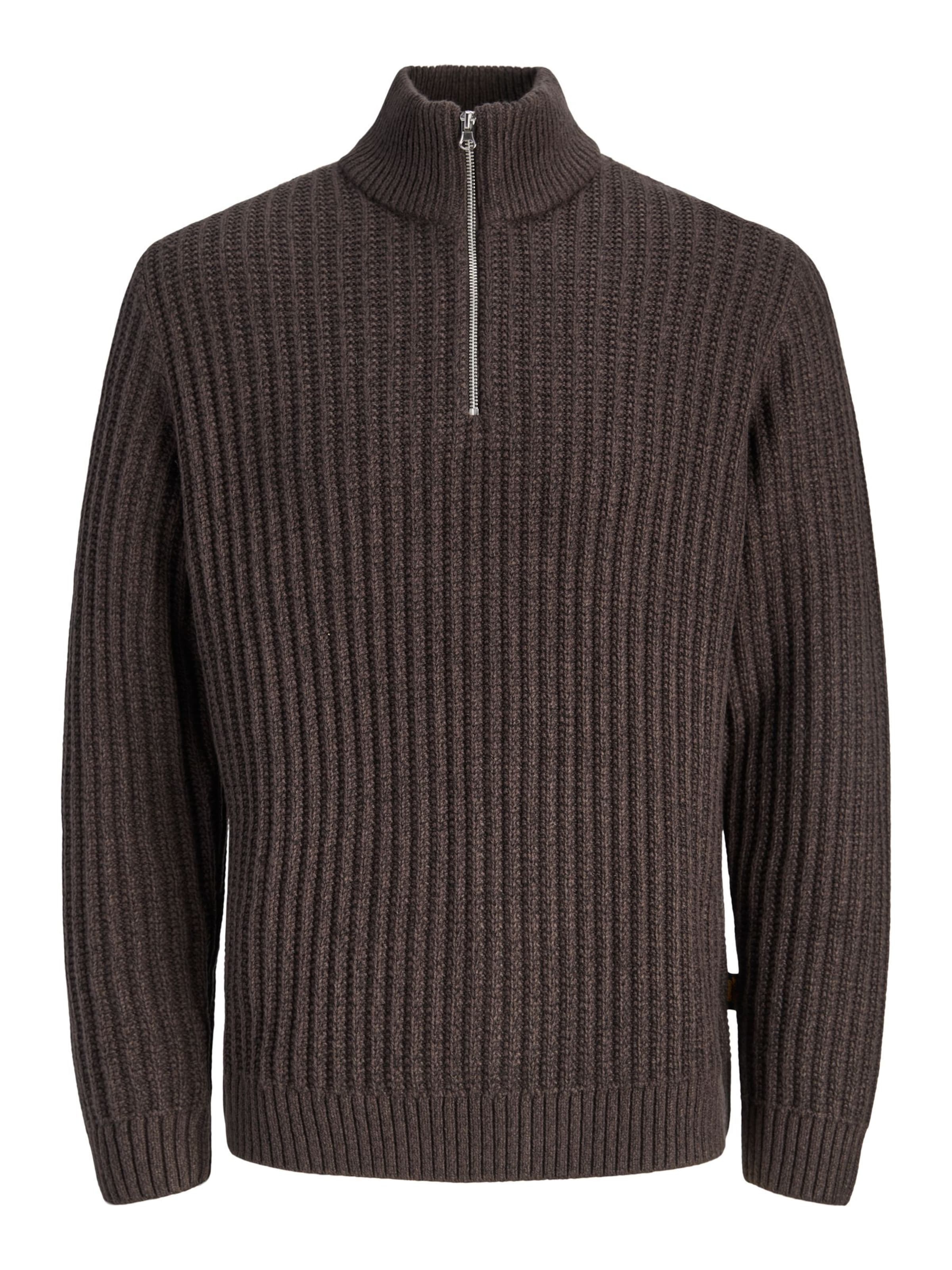 JACK & JONES Sweater in Black: front