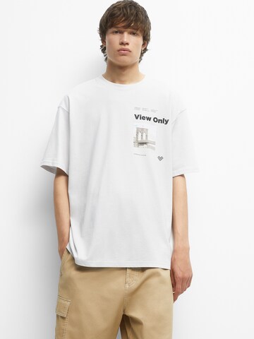 Pull&Bear T-Shirt in Grau: Vorderseite