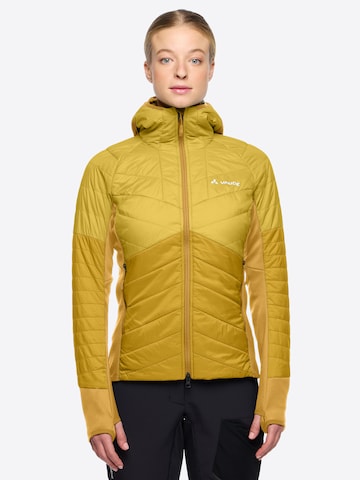 VAUDE Sports jacket 'Sesvenna IV' in Yellow: front