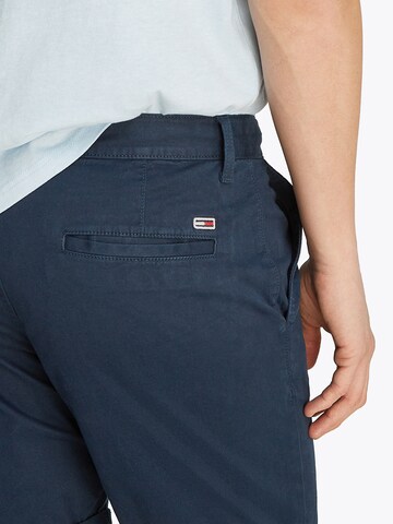 Coupe slim Pantalon chino 'Scanton' Tommy Jeans en bleu