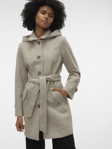 VERO MODA Between-Seasons Coat 'VINCECHELSEA' in Beige: front