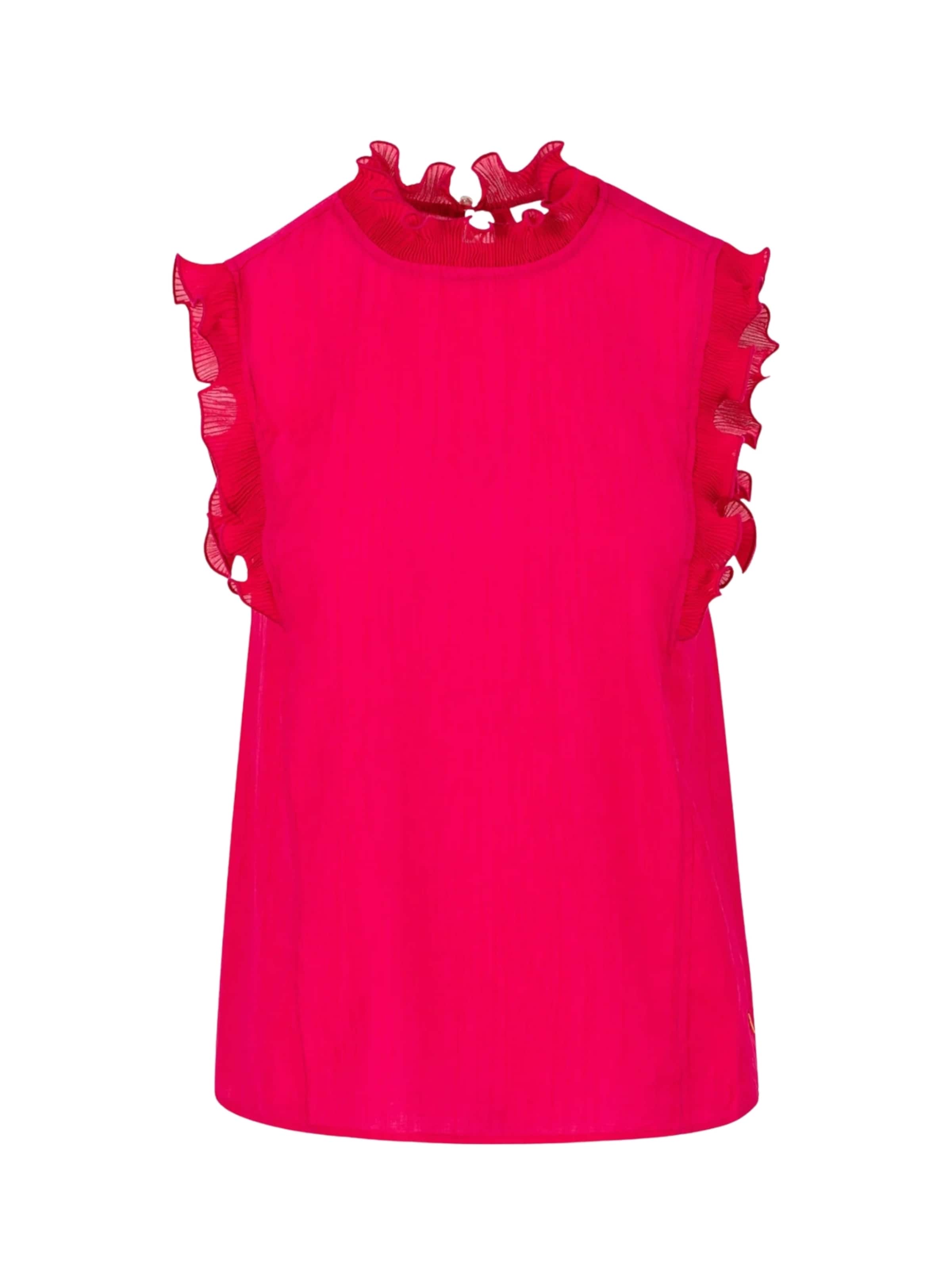 Coster Copenhagen Blouse in Roze: voorkant