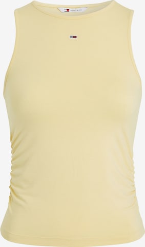 Tommy Jeans Top in Yellow: front