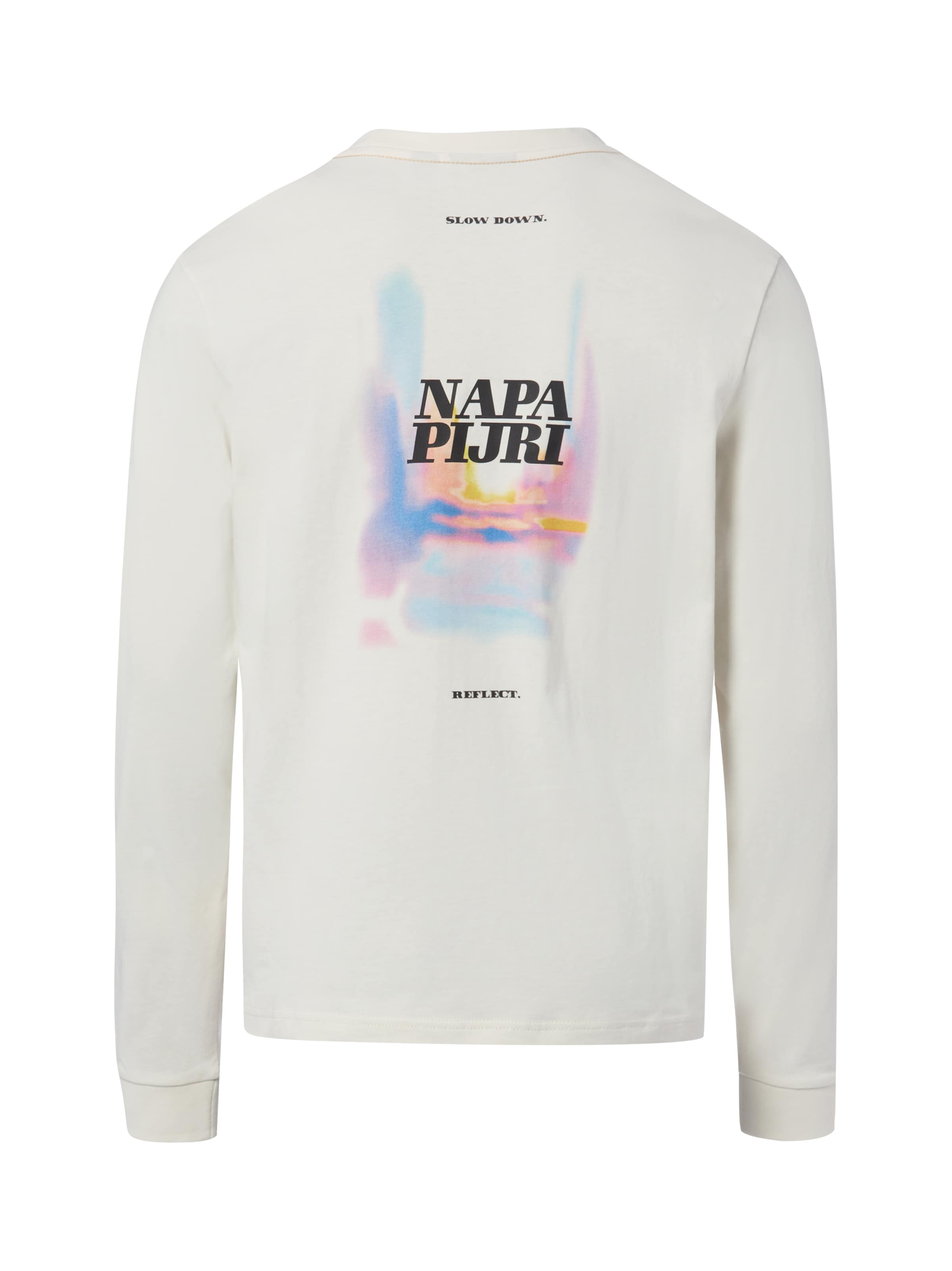 T-Shirt 'Lodestar' NAPAPIJRI en blanc