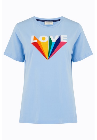Sugarhill Brighton T-Shirt 'Maggie Love Rays' in Blau: front