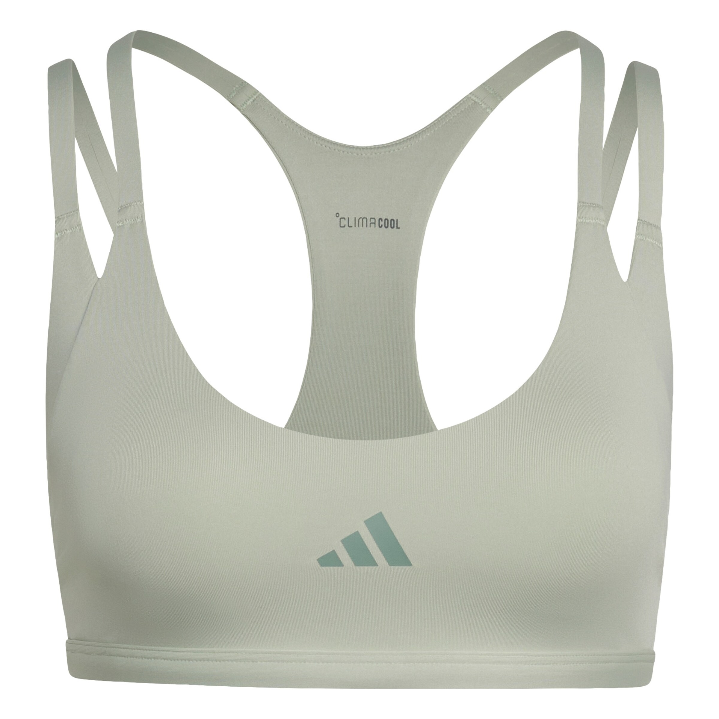 ADIDAS PERFORMANCE Αθλητικό σουτιέν 'Optime Workout' σε πράσινο: μπροστά