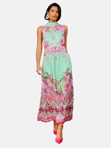 love & roses - Vestido en verde: frente