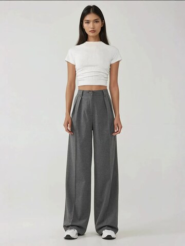 Hiccup Wide Leg Hose in Grau