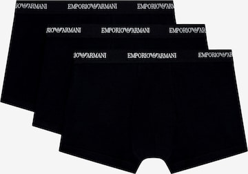 Boxers Emporio Armani en noir : devant