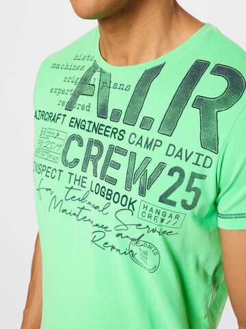 T-Shirt CAMP DAVID en vert