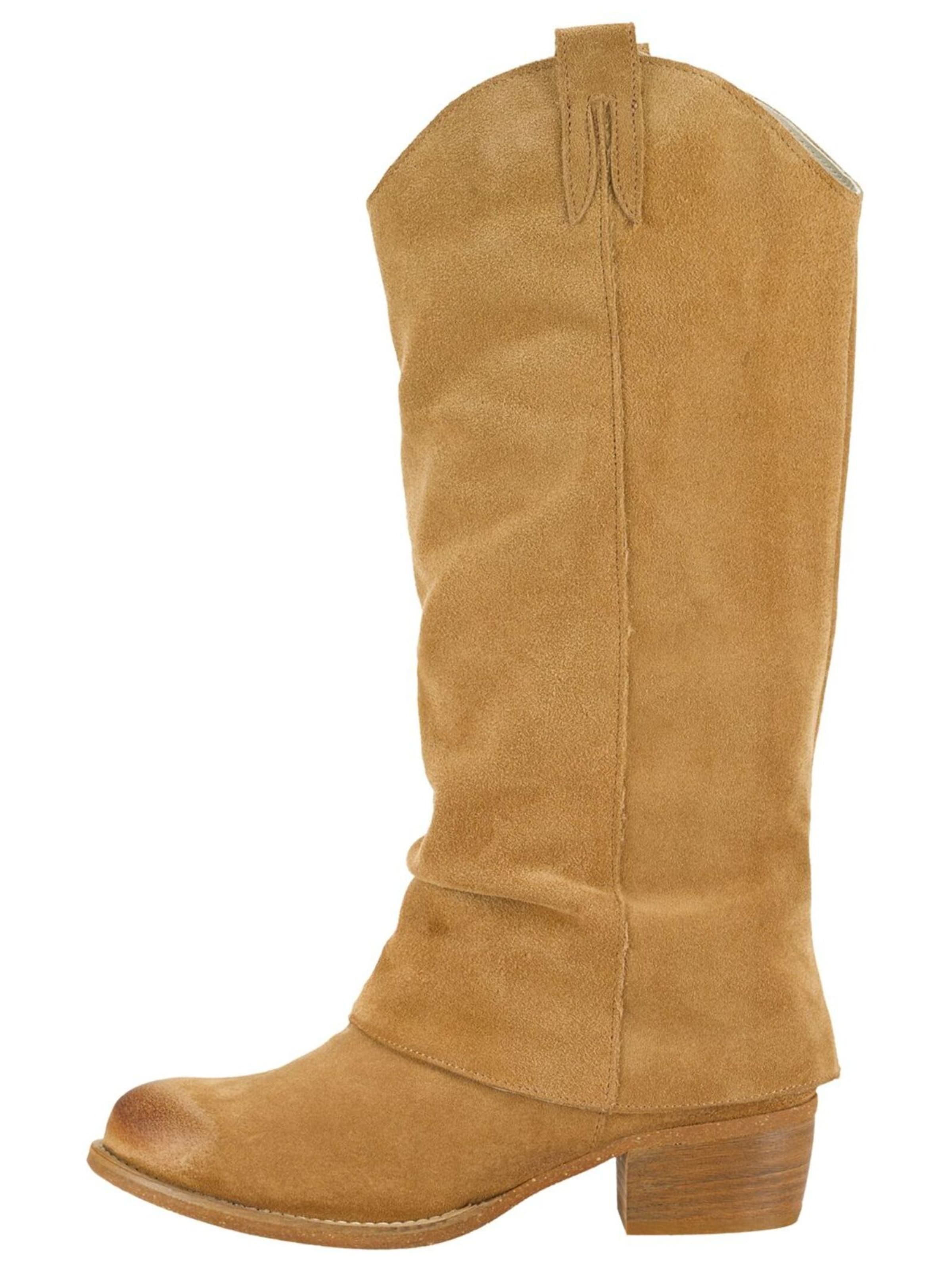 Felmini Wide Fit Cowboylaarzen 'Dresa' in Bruin