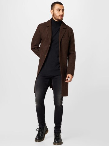 Manteau mi-saison 'Ian' Brixtol Textiles en marron