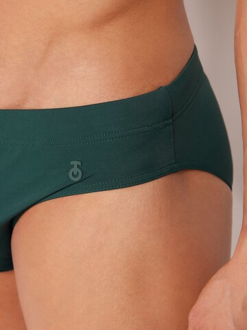 CALZEDONIA Swim Trunks 'Rio' in Green