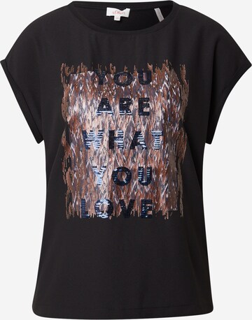 s.Oliver Shirt in Black: front