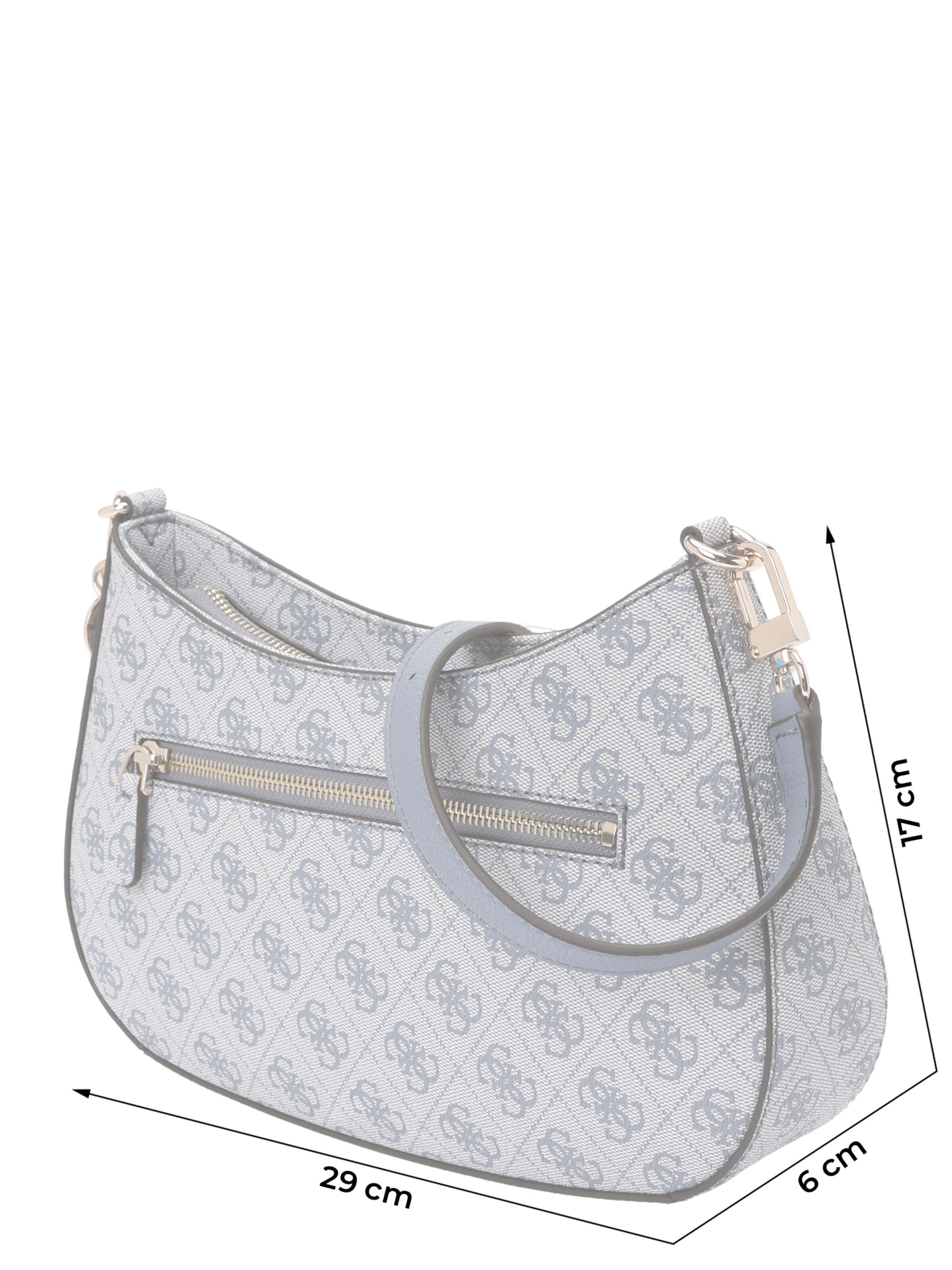 GUESS Shoulder bag 'NOELLE II TOP ZIP SHOULDER BAG' in Blue