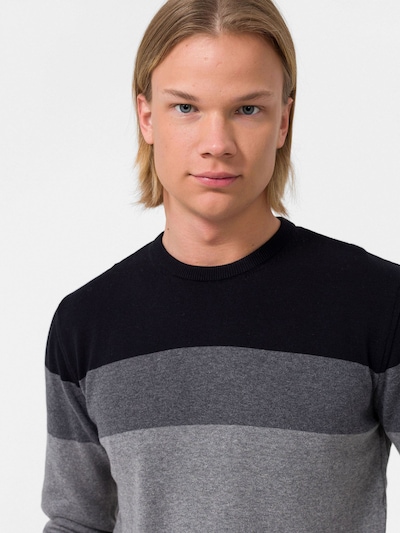 Dandalo Pullover in grau / schwarz, Produktansicht