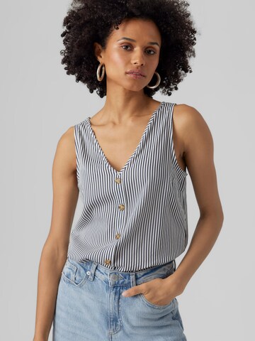 VERO MODA Bluse 'BUMPY' in Weiß