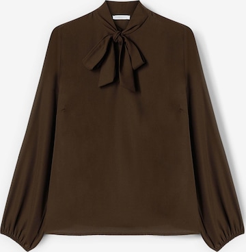 Chemisier MOTIVI en marron : devant