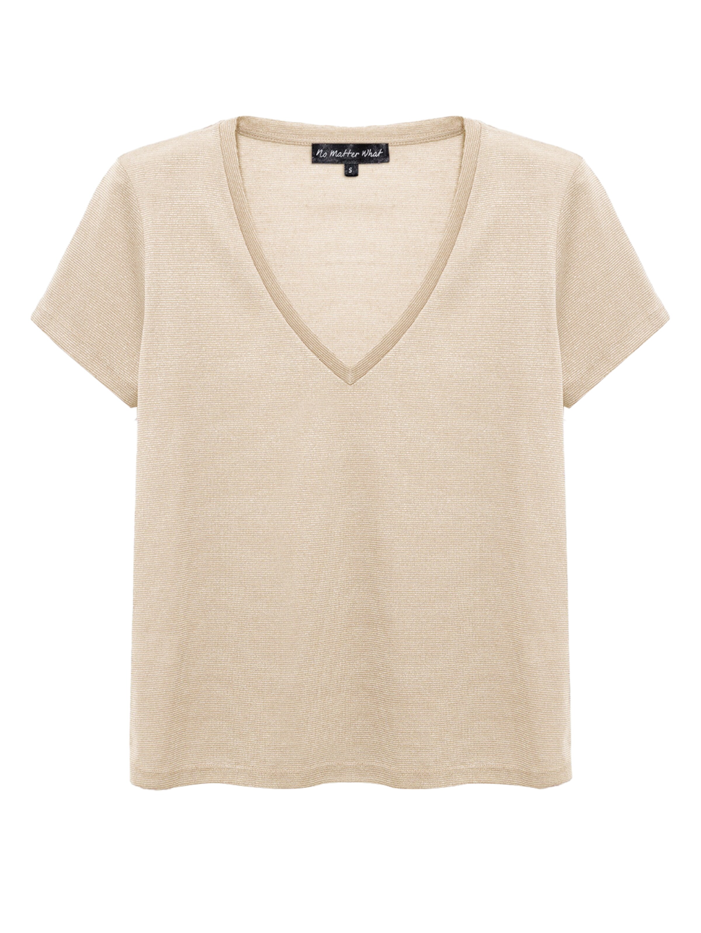 No Matter What Shirt in Beige: front