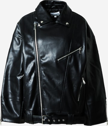 NA-KD Prehodna jakna | črna barva: sprednja stran