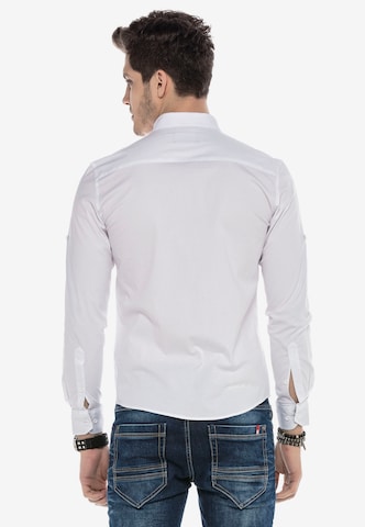 CIPO & BAXX Regular fit Button Up Shirt in White