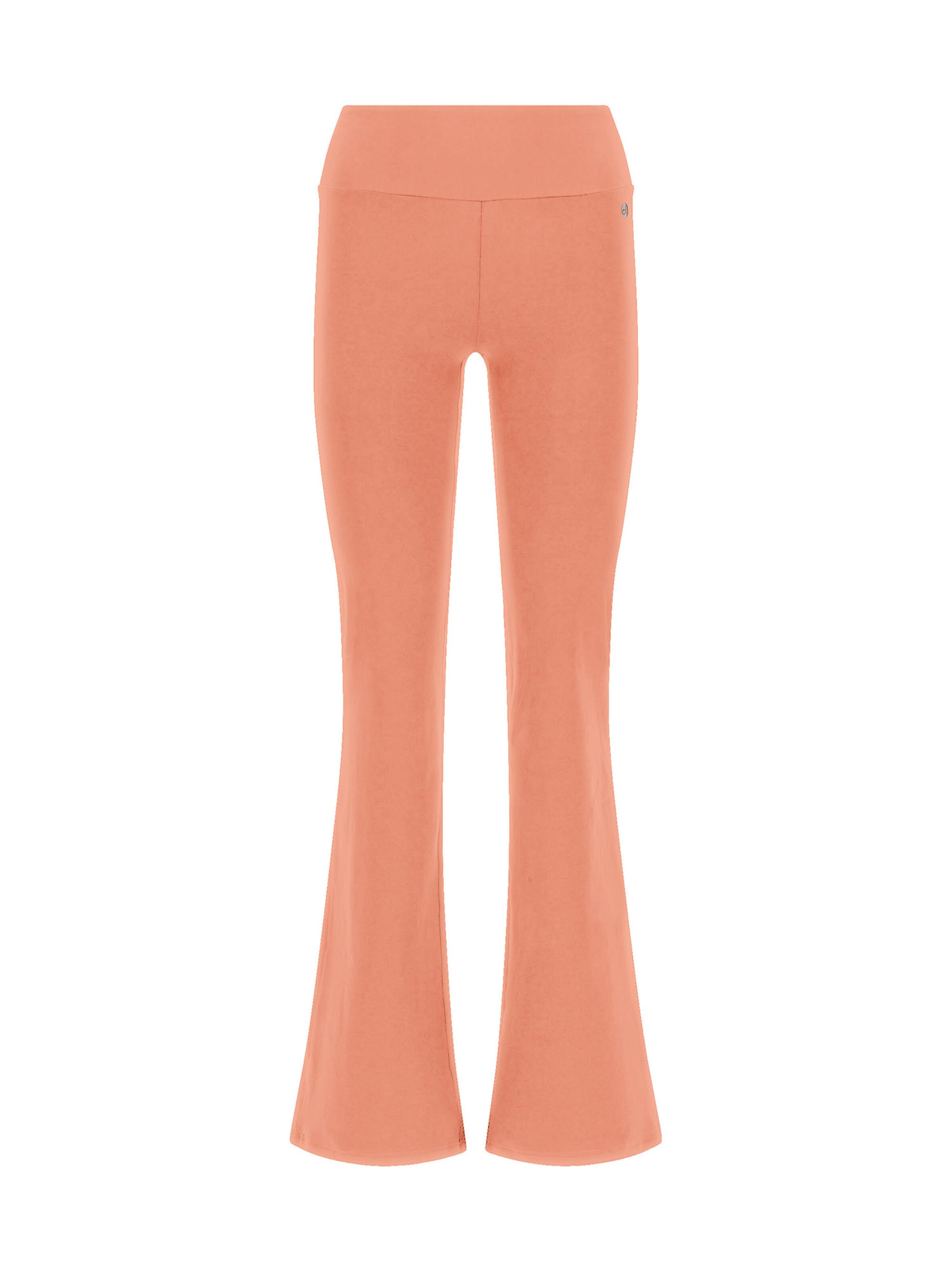 DEHA Flared Sportbroek in Oranje: voorkant