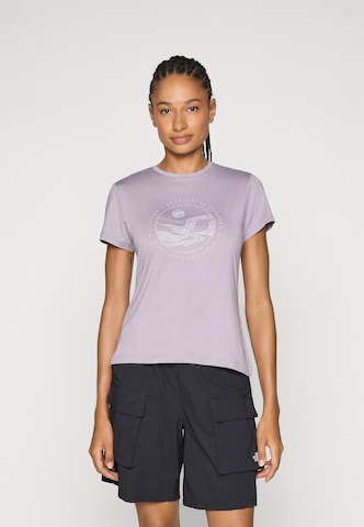 COLUMBIA Funktionsshirt in Lila: Vorderseite