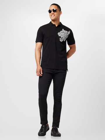 Plein Sport Poloshirt in Schwarz