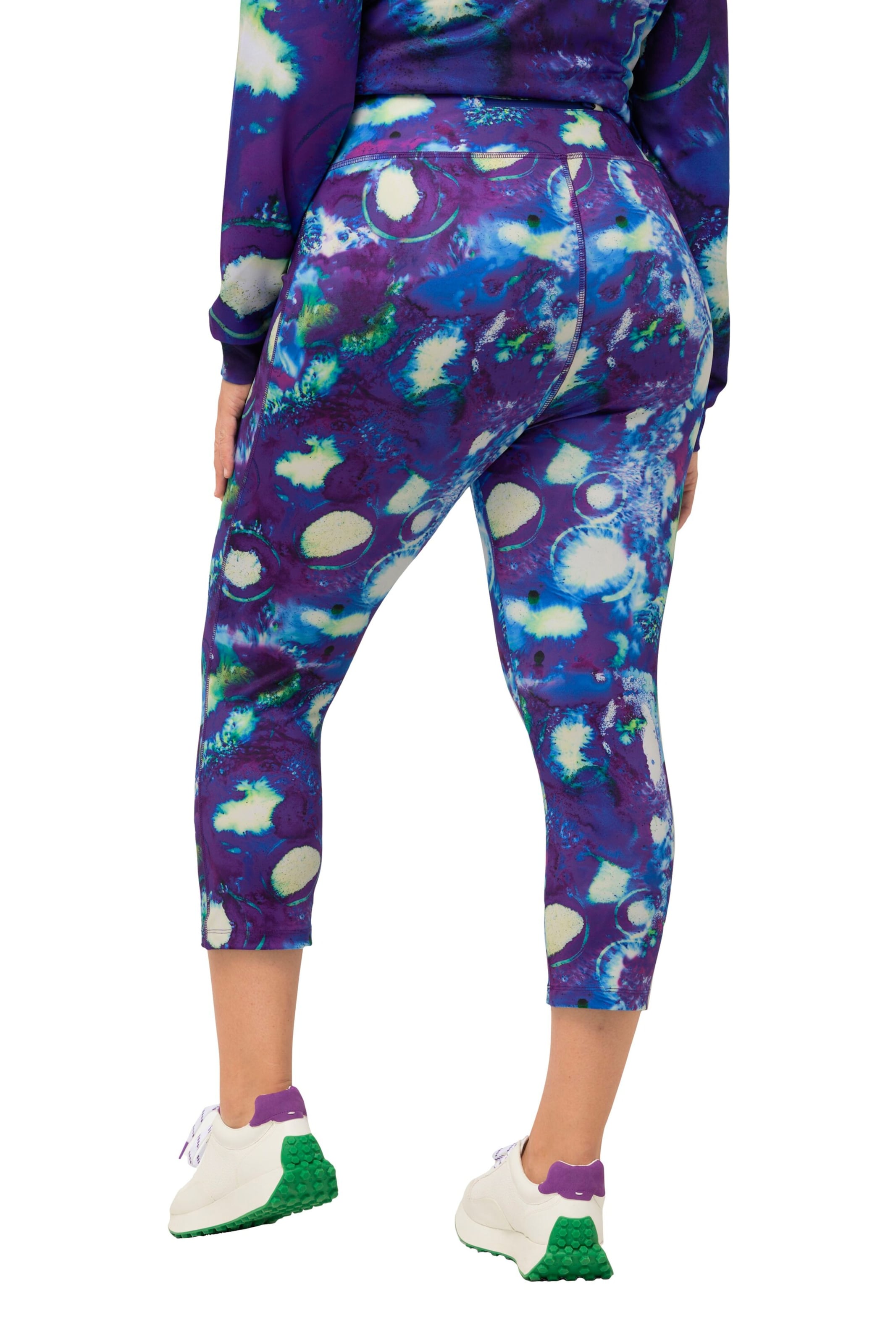 Ulla Popken Skinny Leggings in Blauw: voorkant