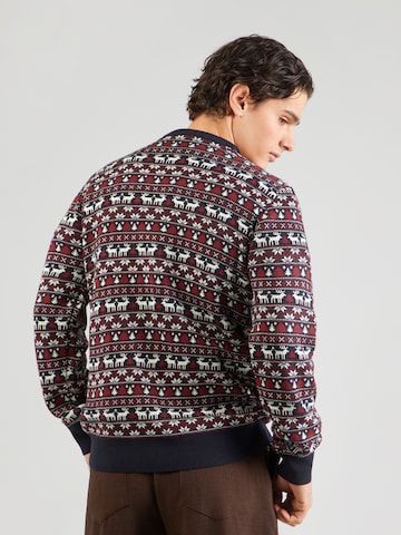 Lindbergh Svetr 'Christmas' – modrá