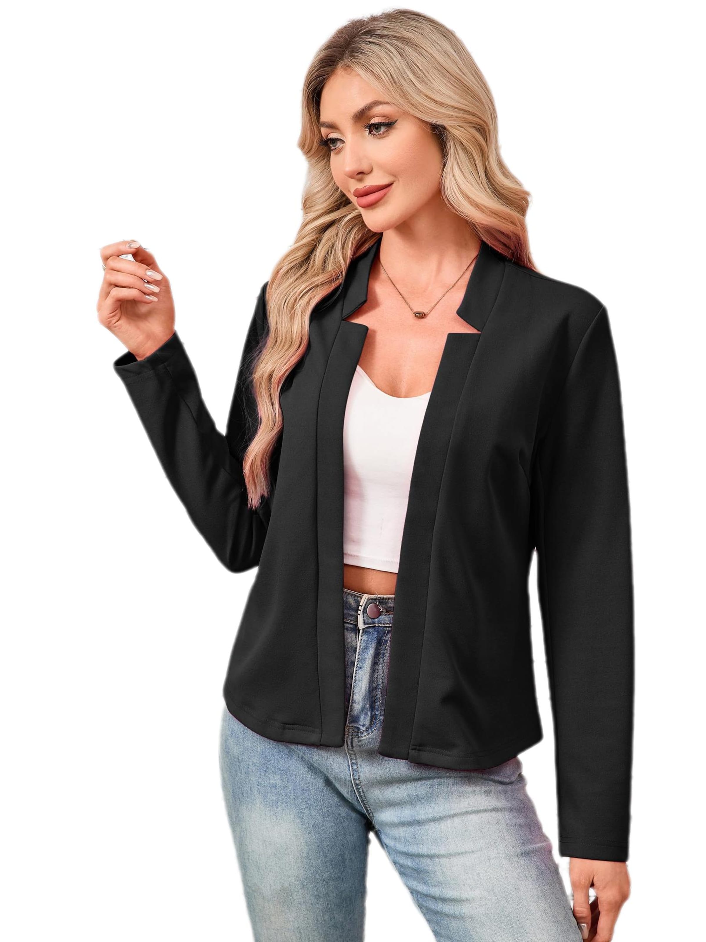 Yesfashion Blazer in Black: front