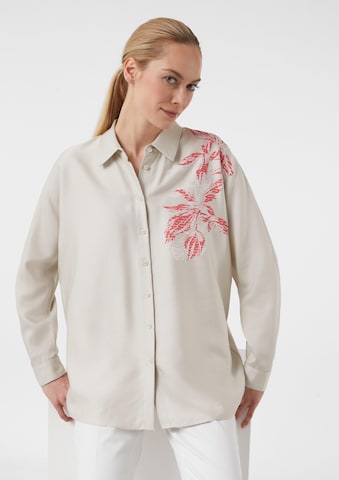 COMMA Bluse in Beige: Vorderseite