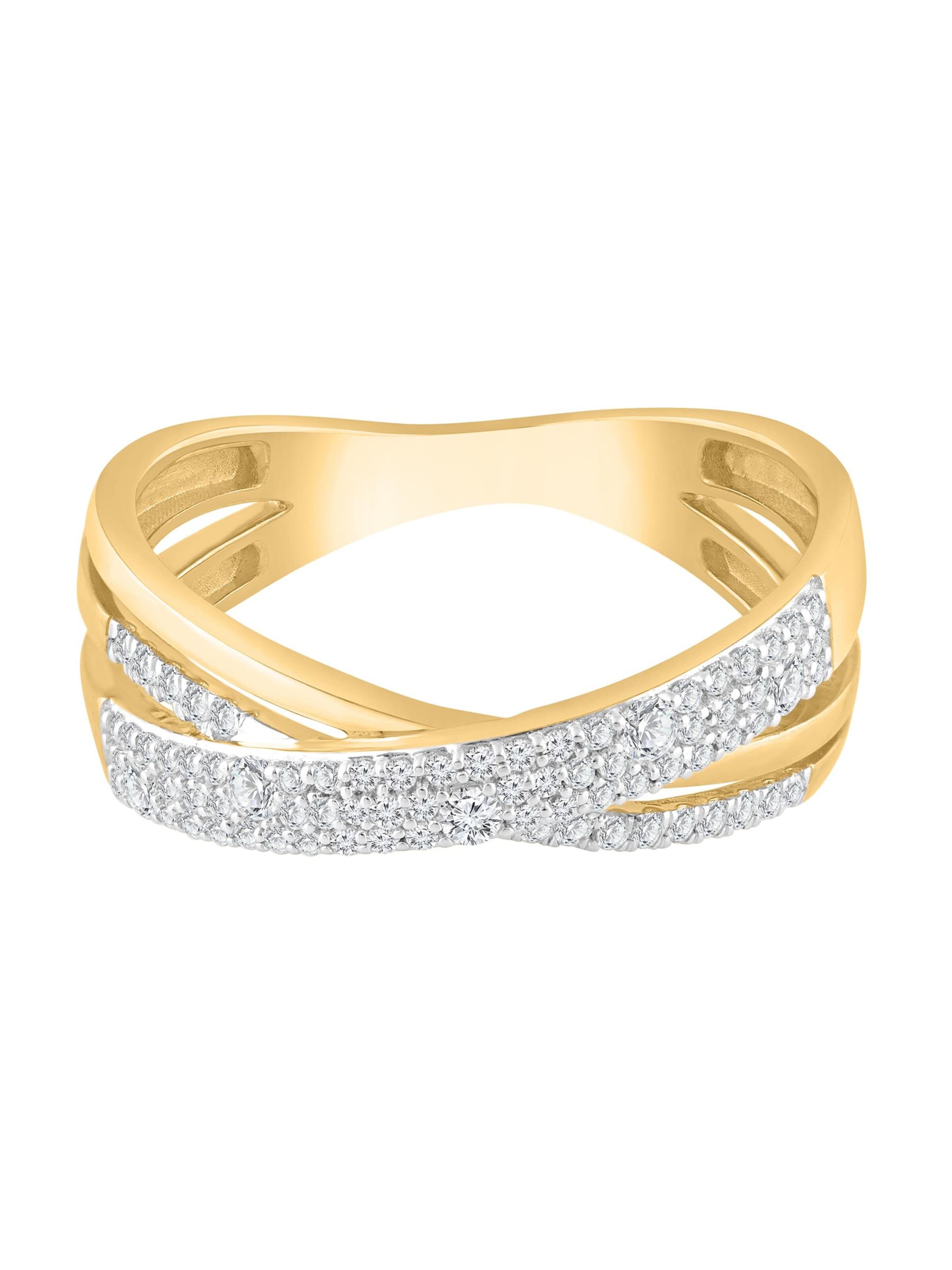Diamant Exquis Ring in Gold: front